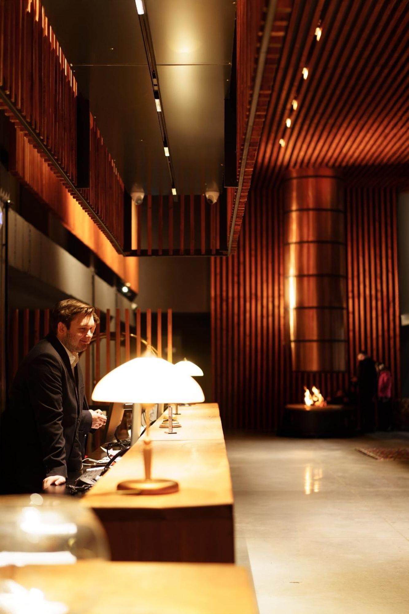 Gudauri Loft Hotel Buitenkant foto The lobby of the hotel